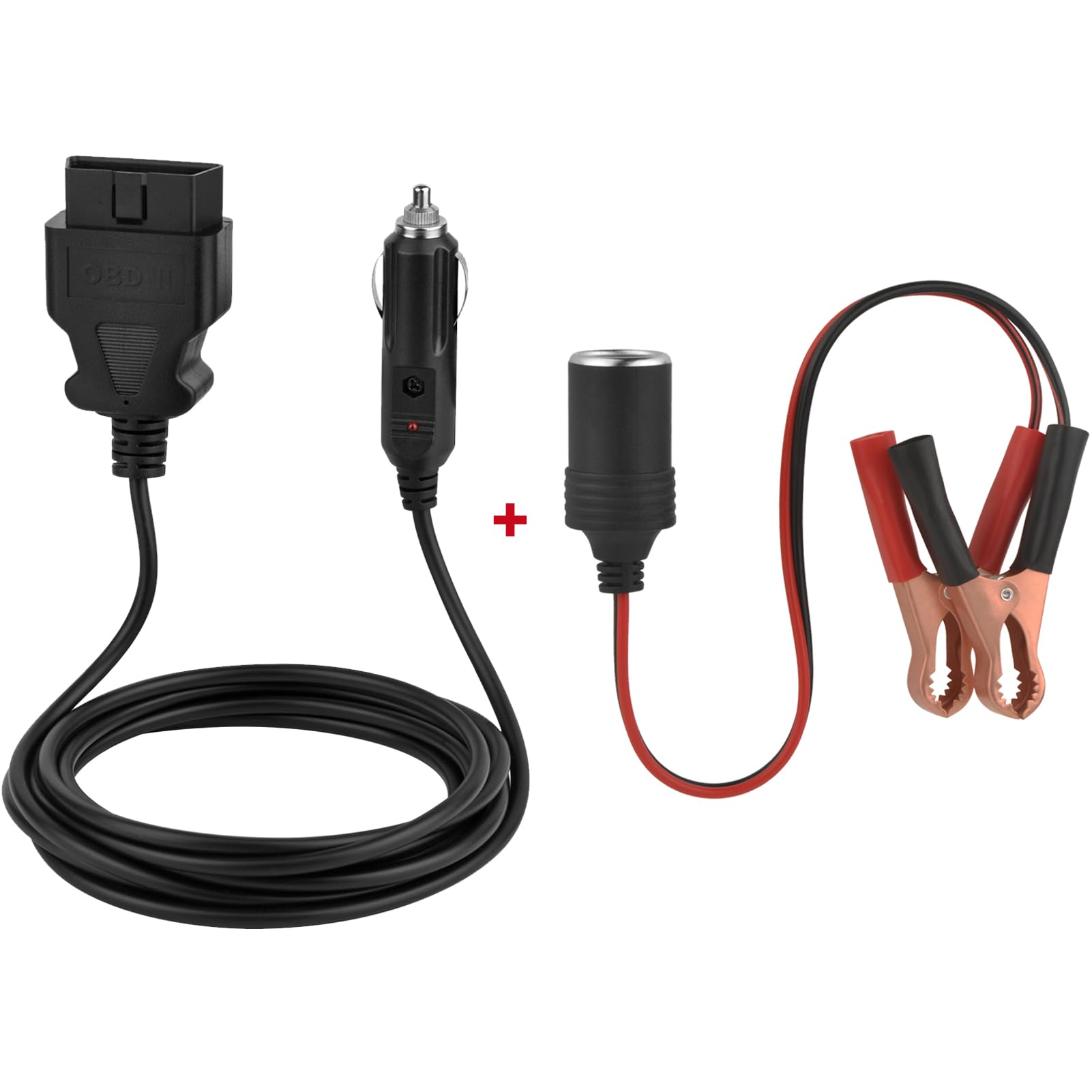 Amazon.com: Snlazp 10ft OBD II Vehicle ECU Emergency Power Supply